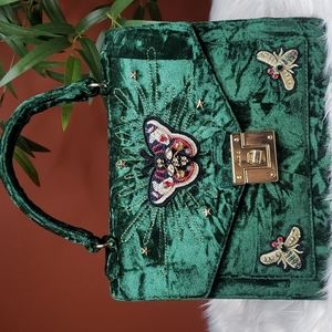 Aldo Green Velvet Bag